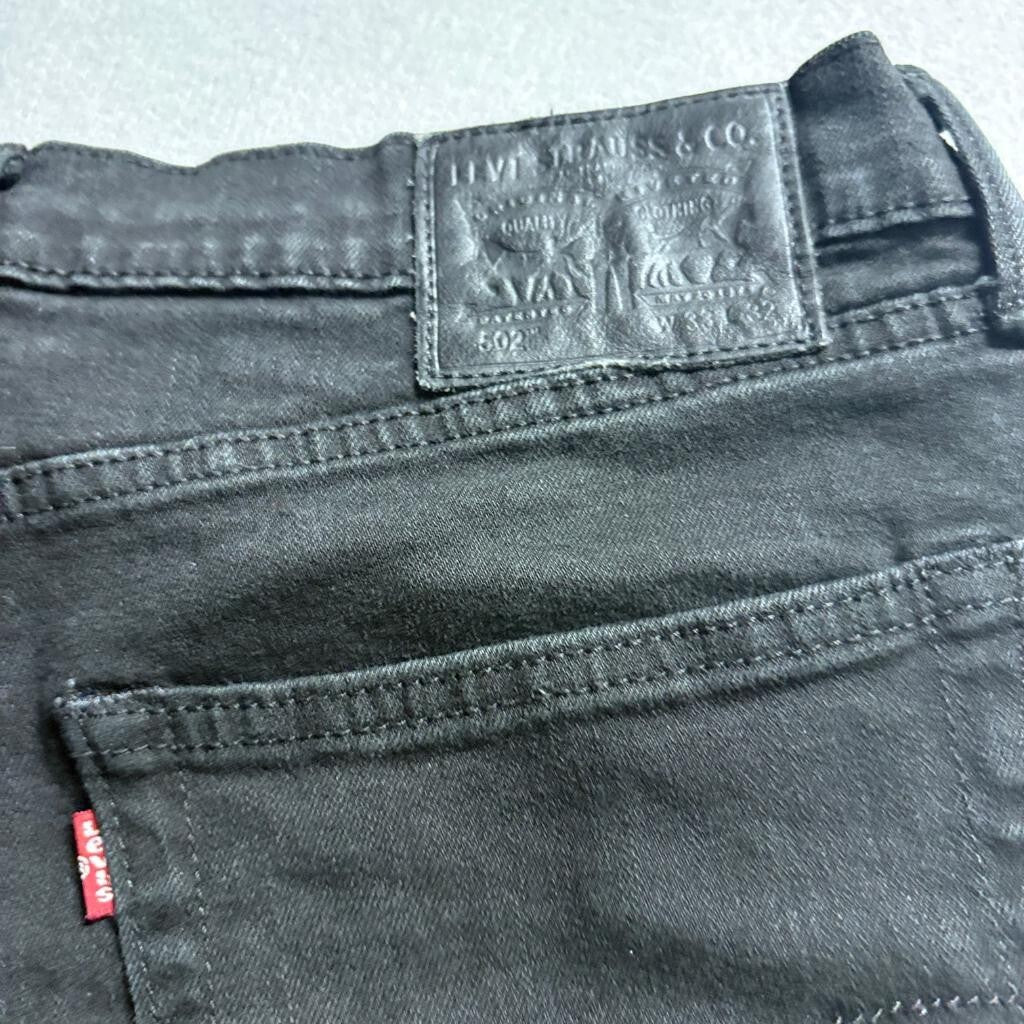 Levis 511 Slim Fit Black Jeans Mens 33x32 Actual 33x30 Stretch Denim