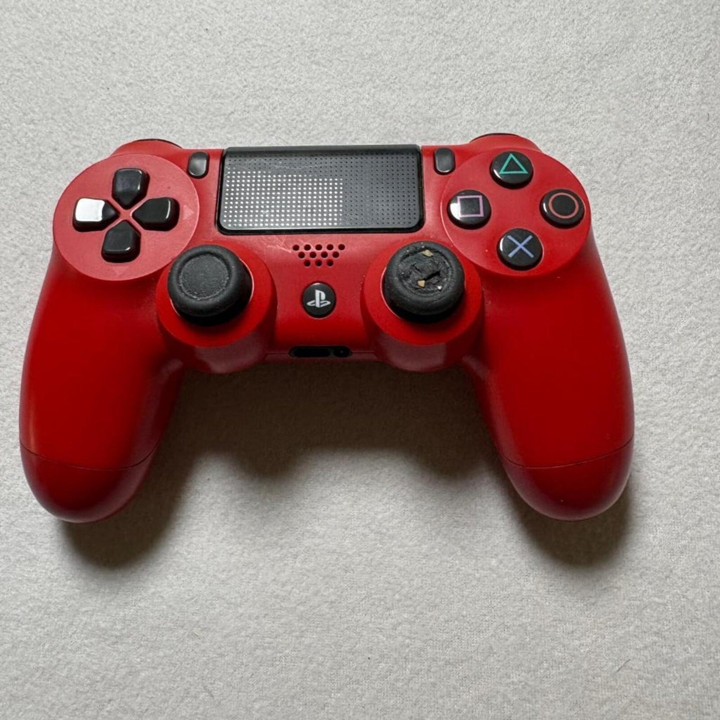 Sony DualShock 4 Wireless Controller PS4 Magma Red CUH-ZCT2U Worn Right