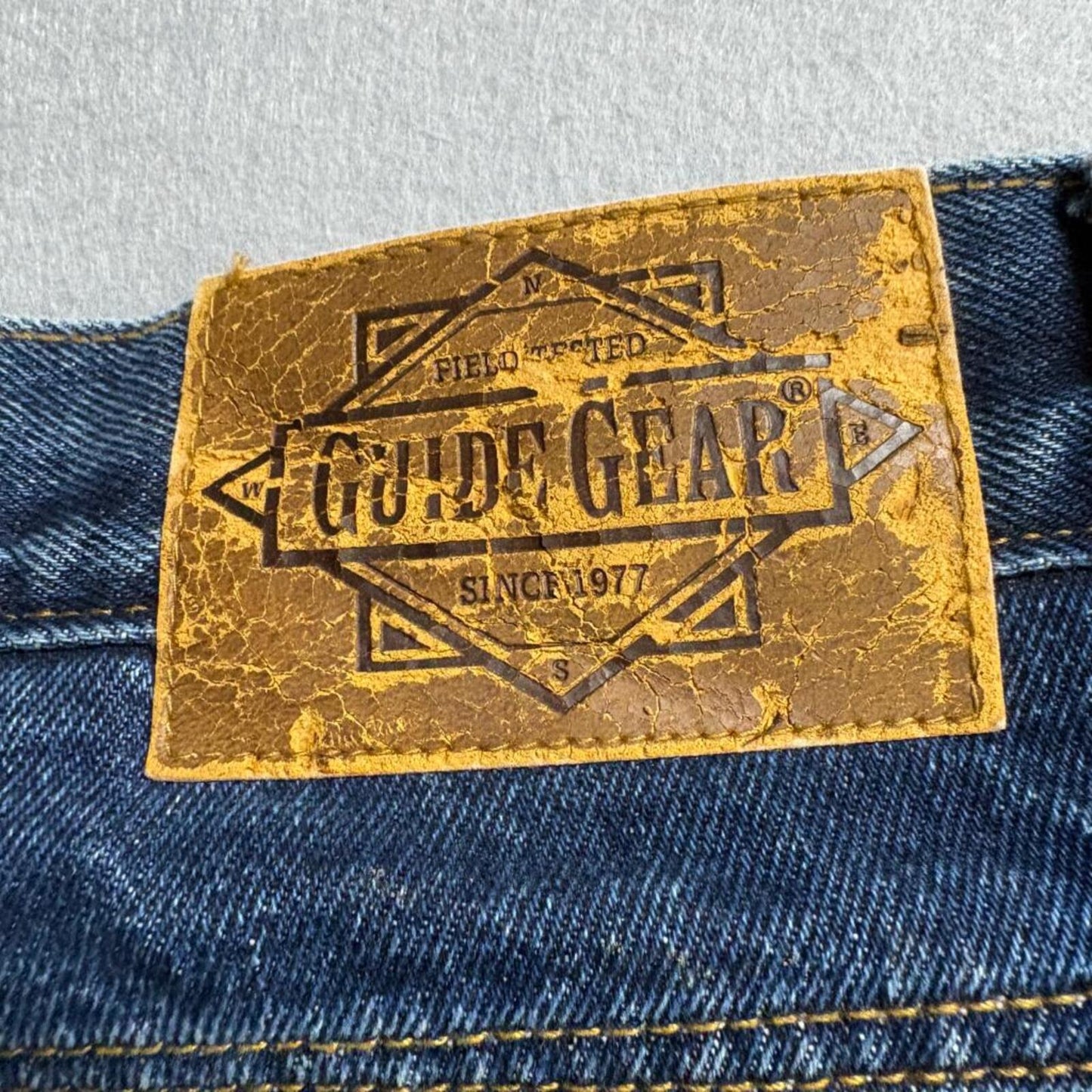 Guide Gear Thinsulate Lined Jeans Mens 48x30 Blue Denim Insulated Work Pants