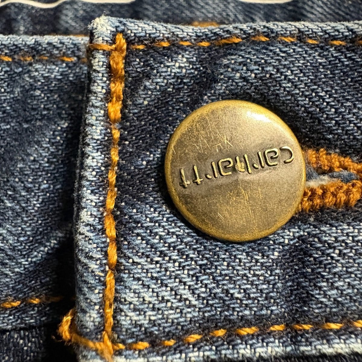 Carhartt Jeans Mens 40x32 Relaxed Fit Medium Blue Denim Workwear 105119