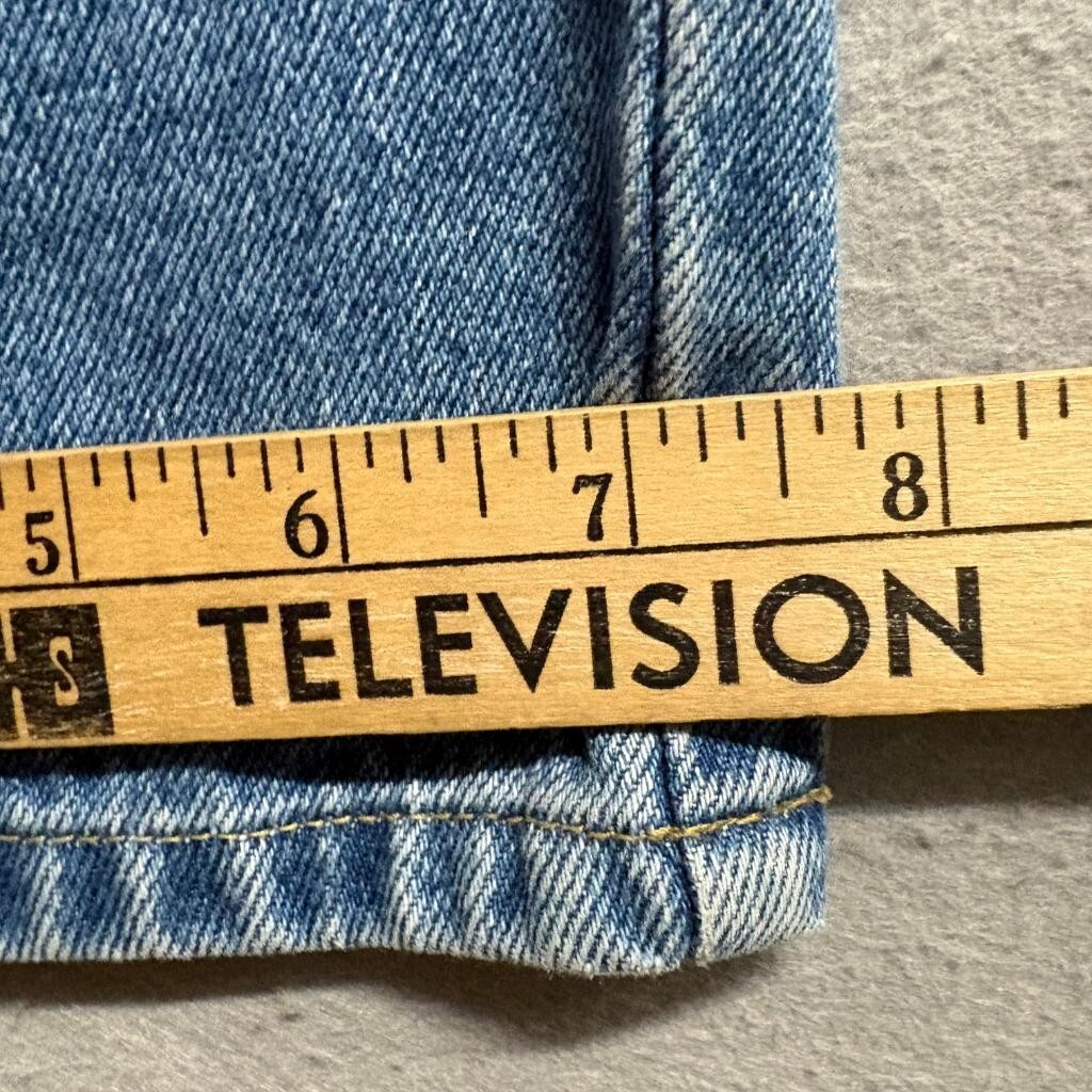 Sigrid Olsen Essentials Jeans Womens 12 Blue Denim High Rise Mom Straight Leg