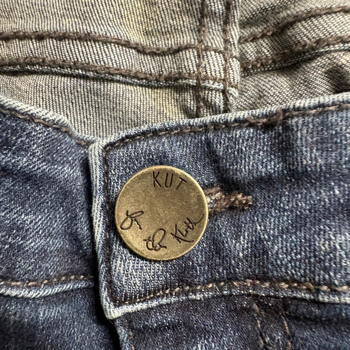 Kut from the Kloth Catherine Boyfriend Jeans Womens 14 Blue Denim Stretch