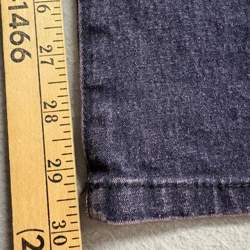 DG2 by Diane Gilman Jeans Womens 4 Dark Wash Bootcut Stretch Denim Purple Hue