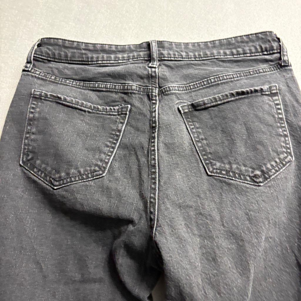 Old Navy Kicker Bootcut Jeans Womens 10 Extra High Rise Black Secret Slim