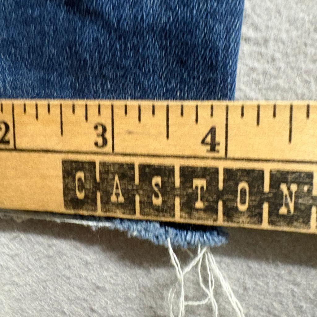 Whetherly Cooper High Rise Skinny Jeans Womens 24 Blue Denim Raw Hem Button Fly