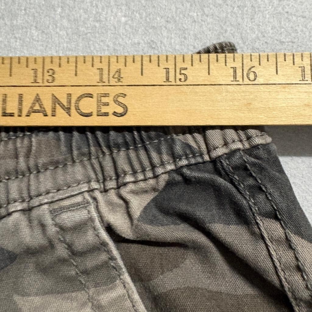 Denali Mens Cargo Jogger Pants Medium Camouflage Green Cotton Blend Drawstring