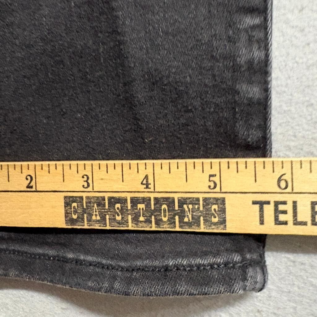 American Eagle Next Level Stretch Jeans Womens 0 Short Black Skinny Denim