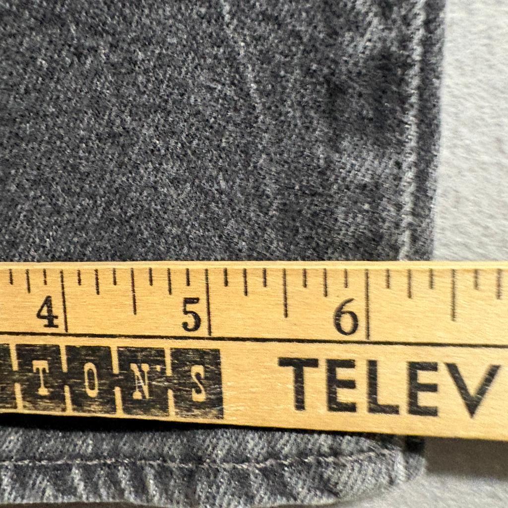 Levis 505 Regular Fit Jeans Mens 31x34 Gray Denim Stretch Straight Leg Pants