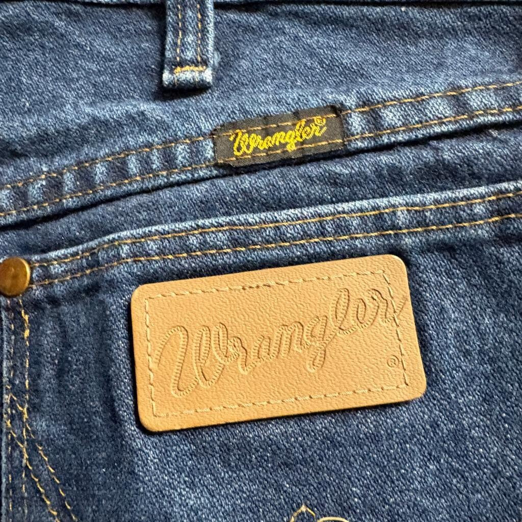 Wrangler 13MWZDO Cowboy Cut Jeans Mens 32x30 Blue Denim Straight Leg