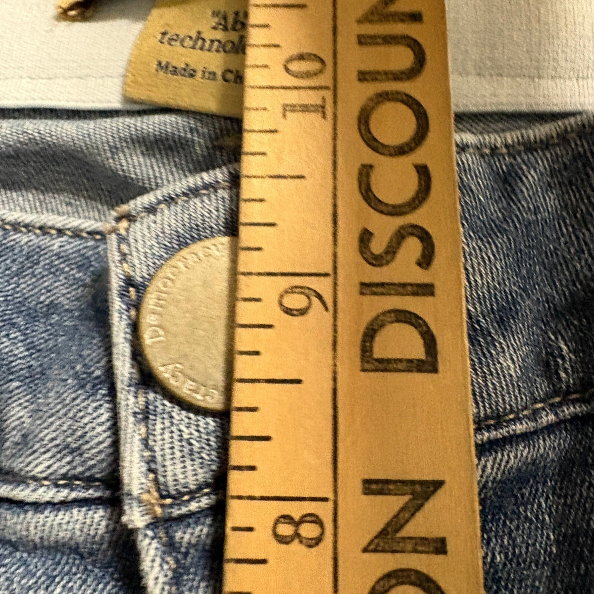 Democracy Ab Technology Womens Size 10 Medium Wash Bootcut Stretch Jeans