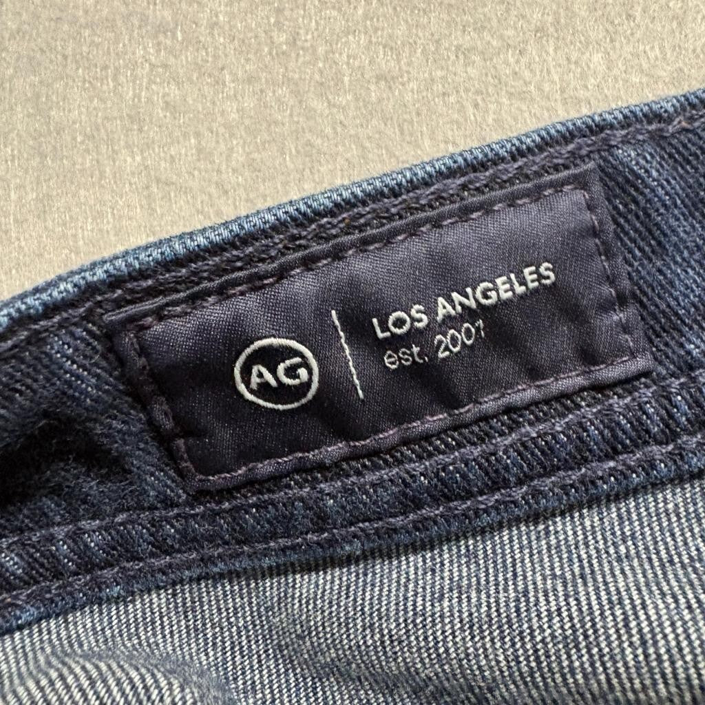 AG Adriano Goldschmied Everett Slim Straight Jeans Mens 30x32 Dark Wash Blue