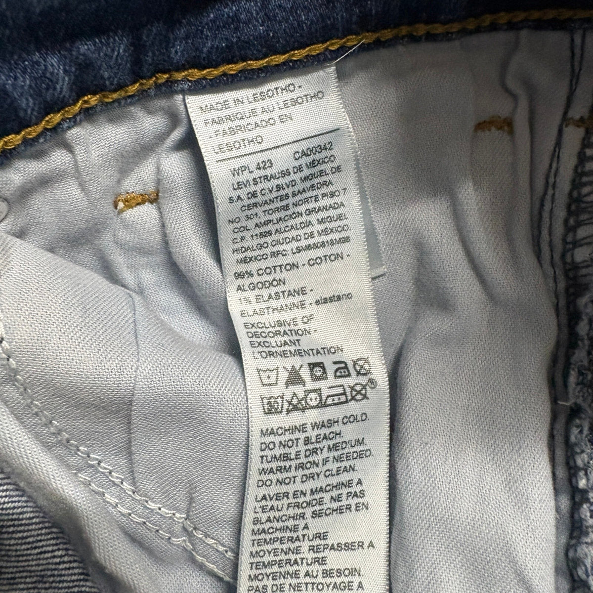 Levi Strauss Signature Gold Bootcut Jeans Mens 32x32 Blue Denim Pants
