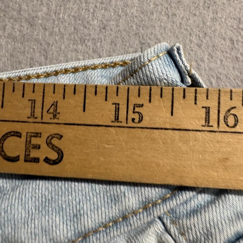 Levis 721 High Rise Skinny Jeans Womens 31 Light Wash Denim Stretch Blue