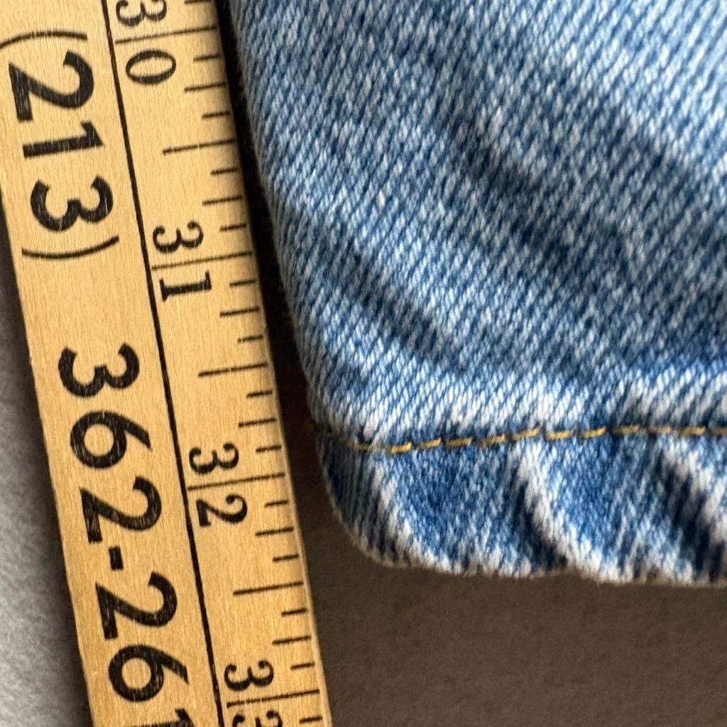 Vintage Faded Glory High Rise Mom Jeans Womens 8 Tall Light Wash 100% Cotton