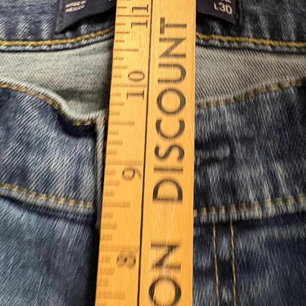 Hollister Epic Flex Slim Straight Jeans Mens 32x30 Blue Denim Stretch Pants