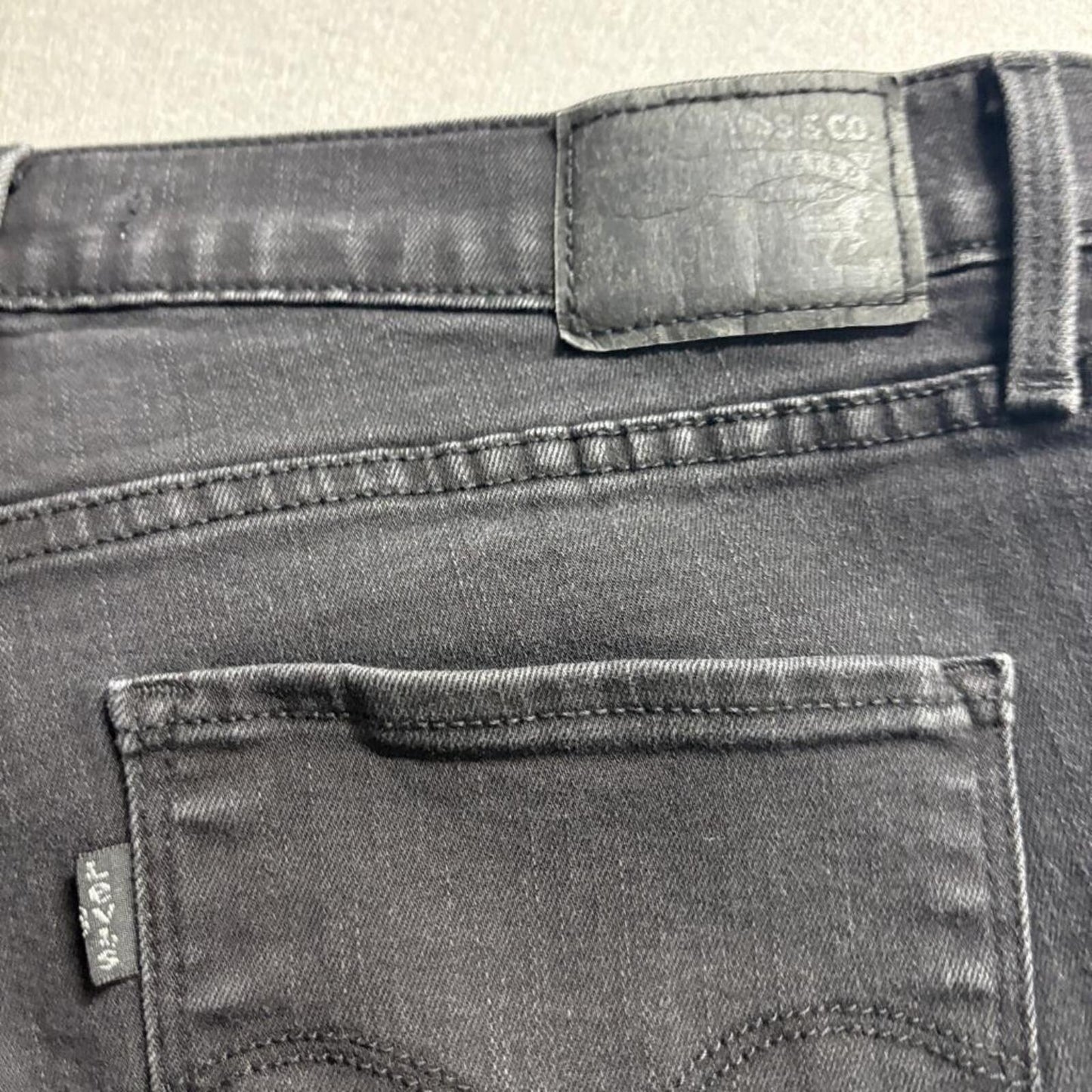 Levi's 311 Shaping Skinny Jeans Womens 31x30 Gray Denim Stretch Pants