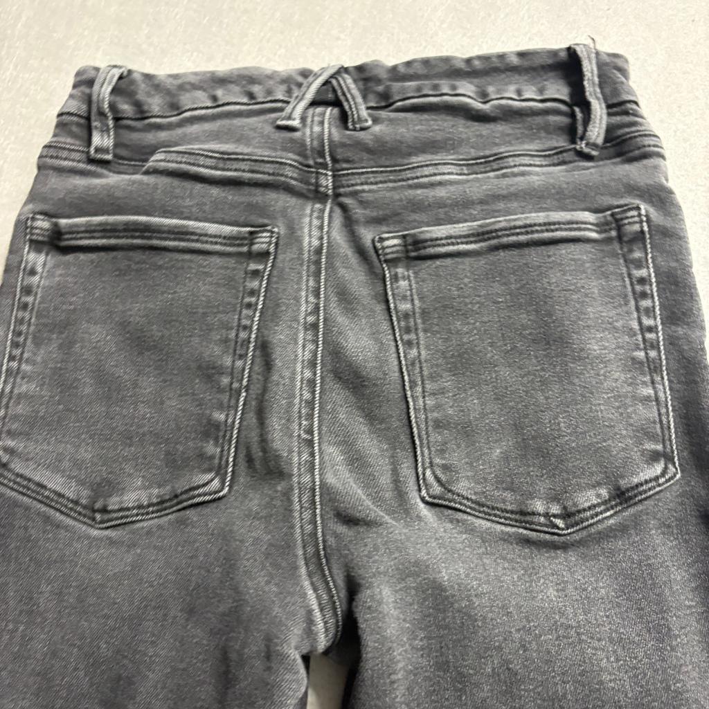 Good American Good Legs Flare Jeans Womens 6/28 Black High Rise Stretch Denim