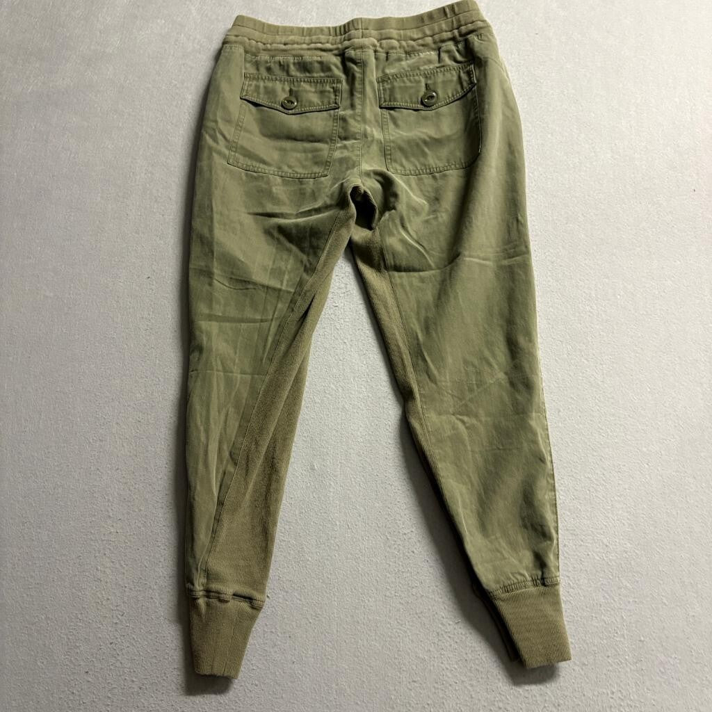 Cabi Womens XS Green Lyocell Blend Drawstring Utility Jogger Pants 3747