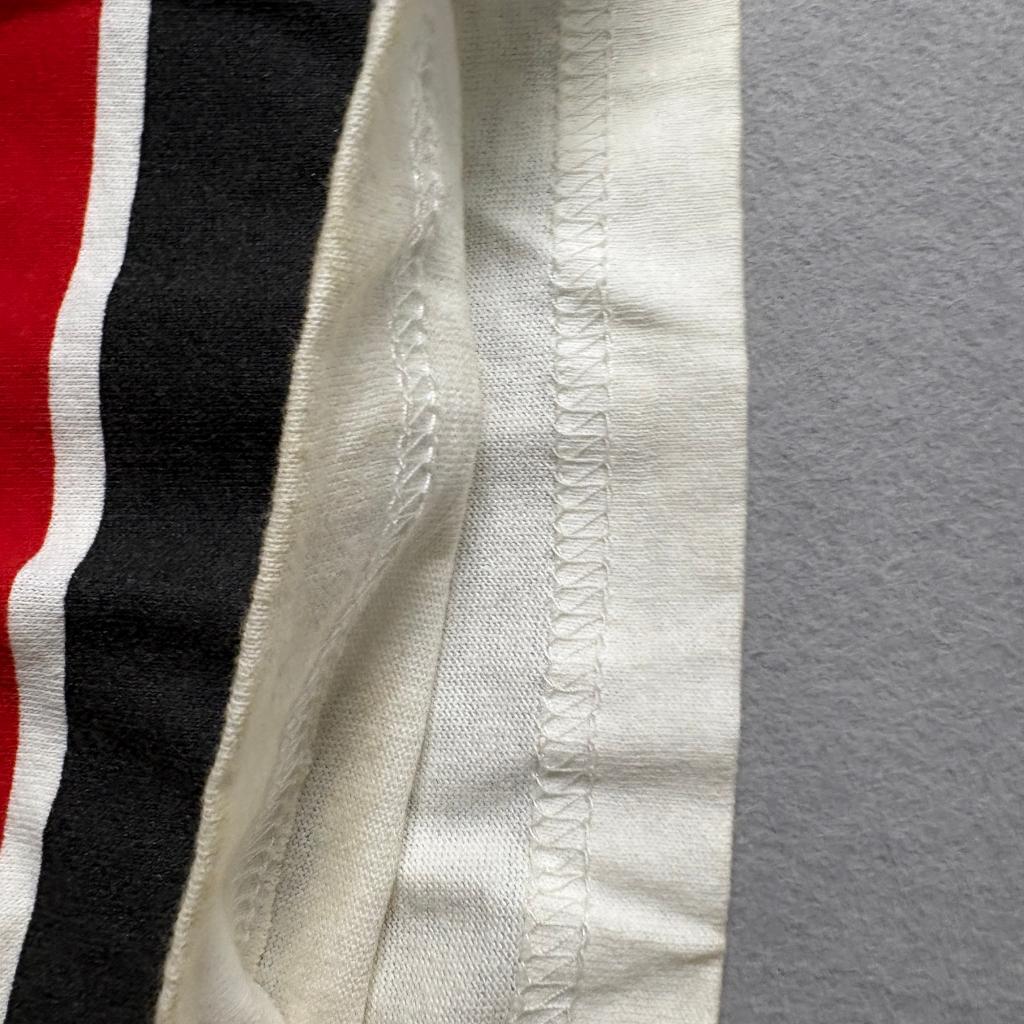 Vintage Fila USA T-Shirt and Shorts Set Mens XL White Black Cotton Made in USA