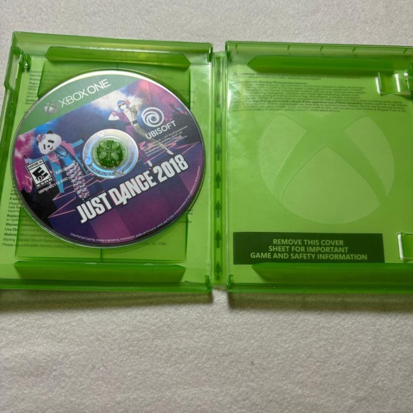 Just Dance 2018 Xbox One Game Disc Case Tested Ubisoft