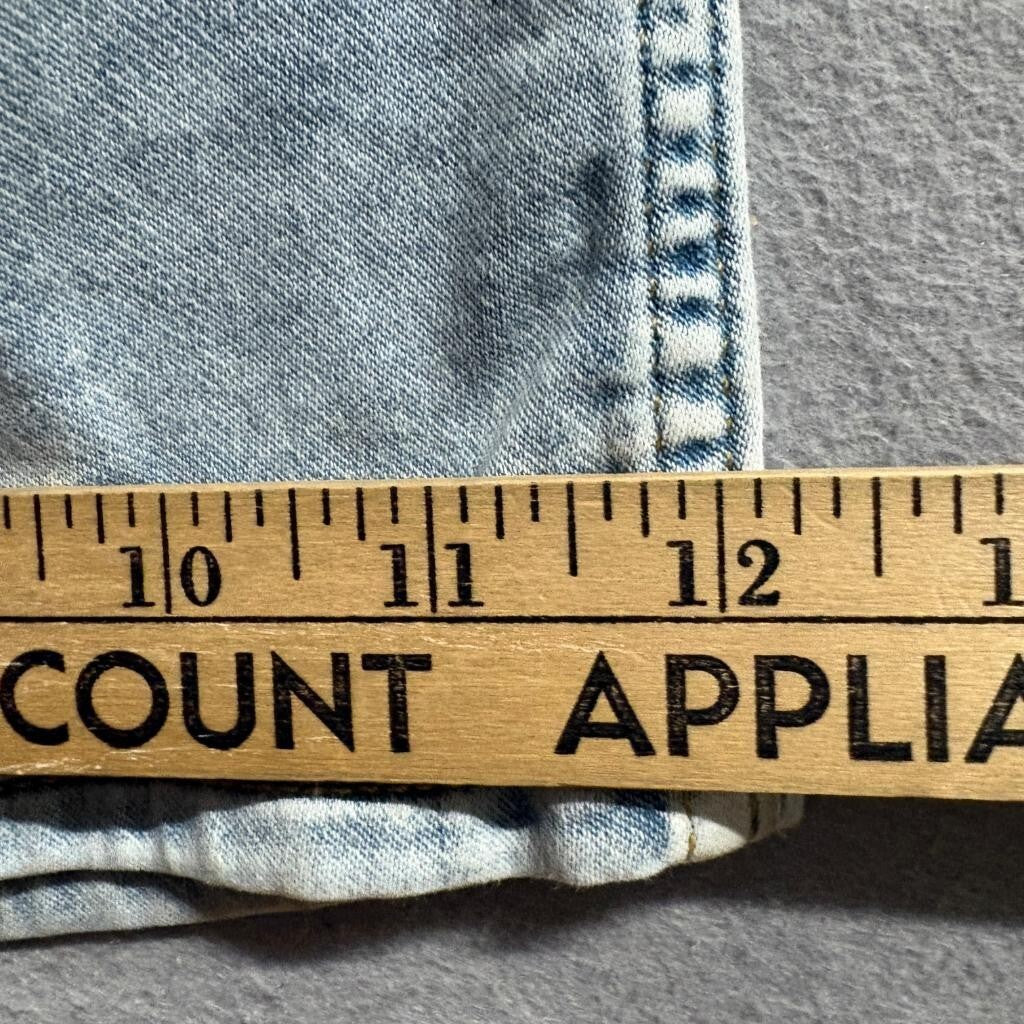 Gap Wide Leg Denim Joggers Womens Small Regular Light Wash Elastic Waist
