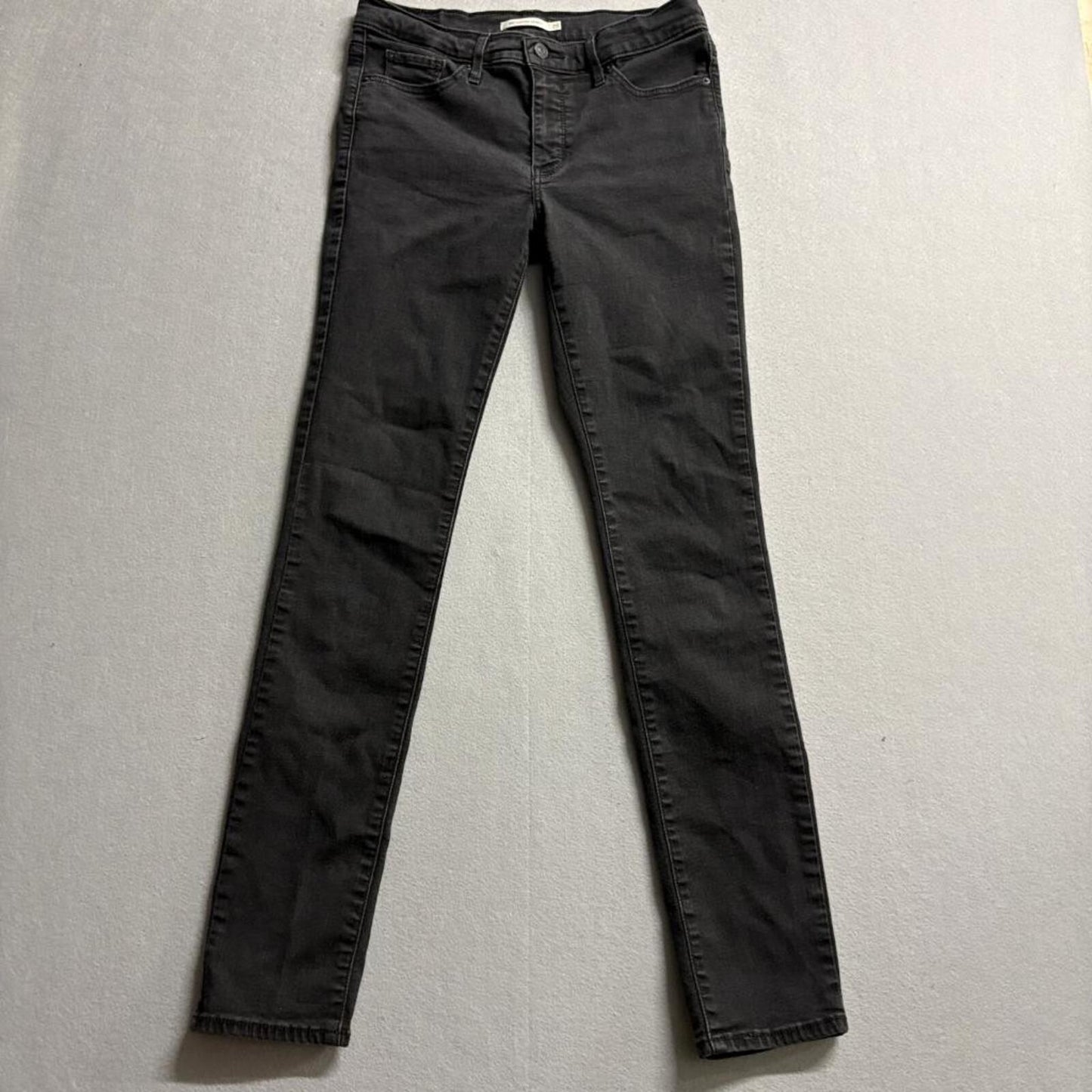 Levi's 311 Shaping Skinny Jeans Womens Size 29x32 Black Denim Stretch Pants