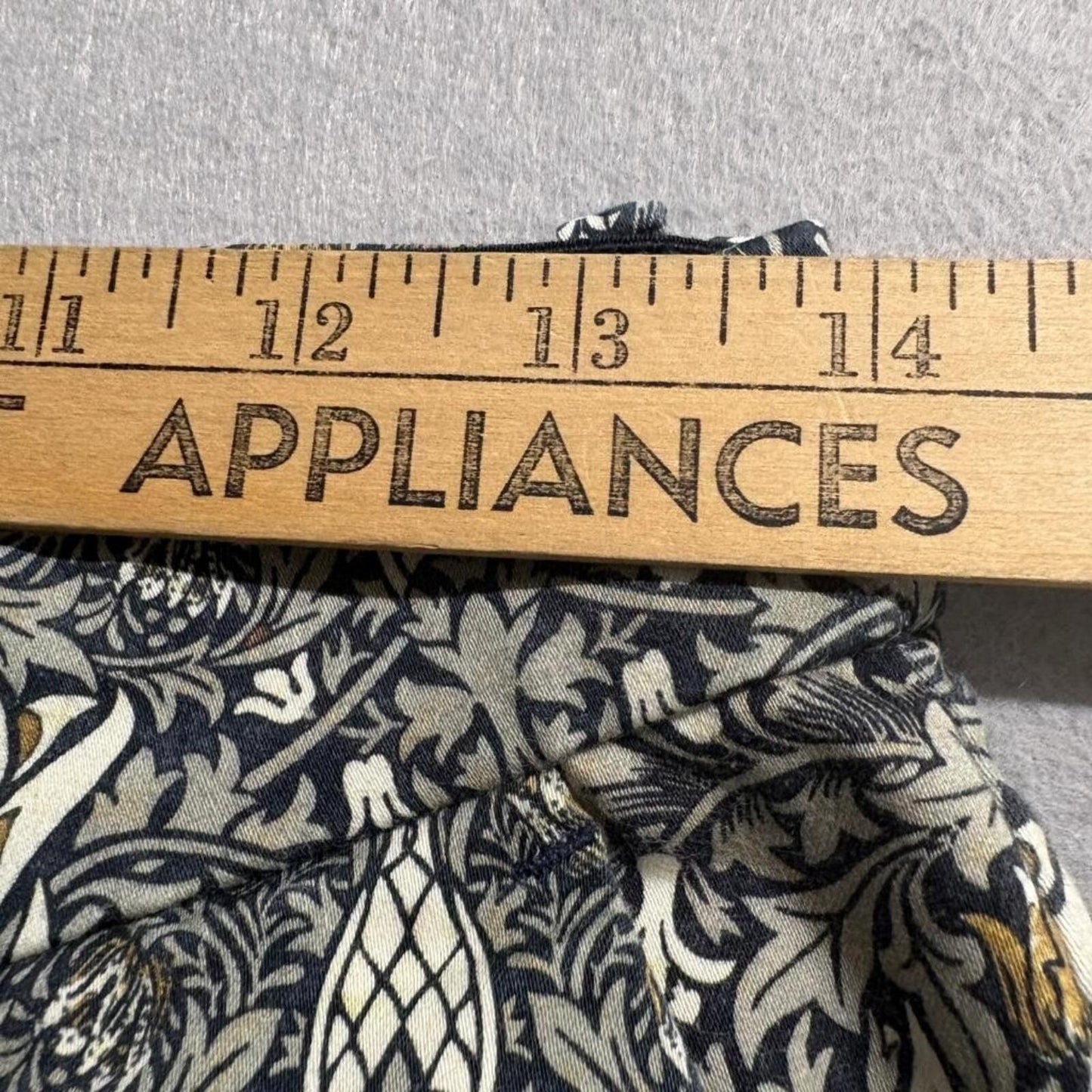 Morris & Co x HM Ankle Pants Womens 6P Floral Tapestry Print Cropped Trousers