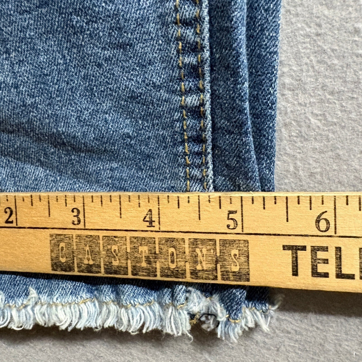 Kensie Jeans Womens 10/30 Blue Denim The Ultimate High Rise Skinny Fray Hem