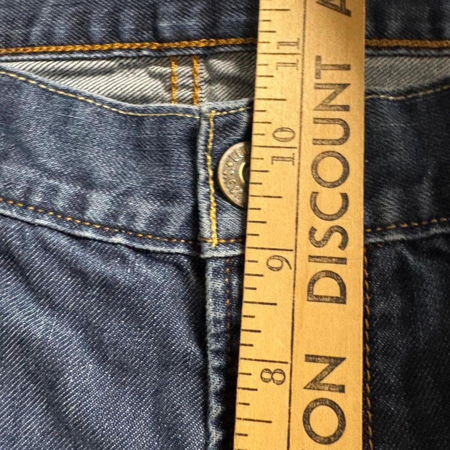 Levis 969 Jeans Mens 36x30 Blue Denim Straight Leg Workwear Casual