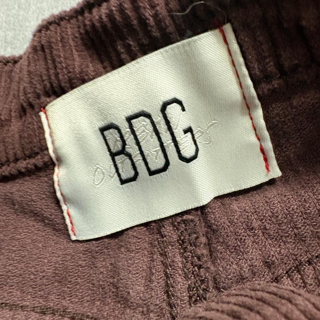 BDG Urban Outfitters Corduroy Pants Womens 27 Brown High Wide Leg High Rise
