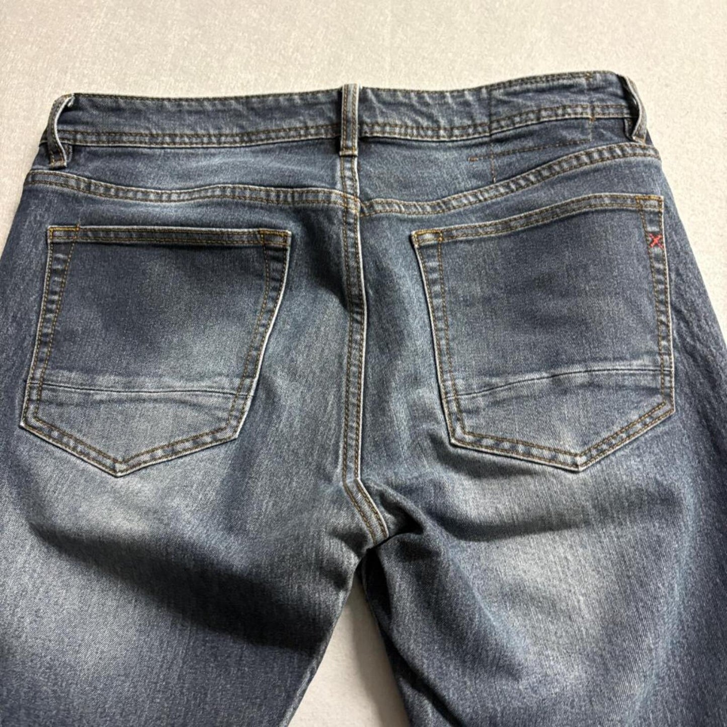 MBX Premium Apparel Jeans Mens 32x30 Blue Slim Stretch Denim Pants
