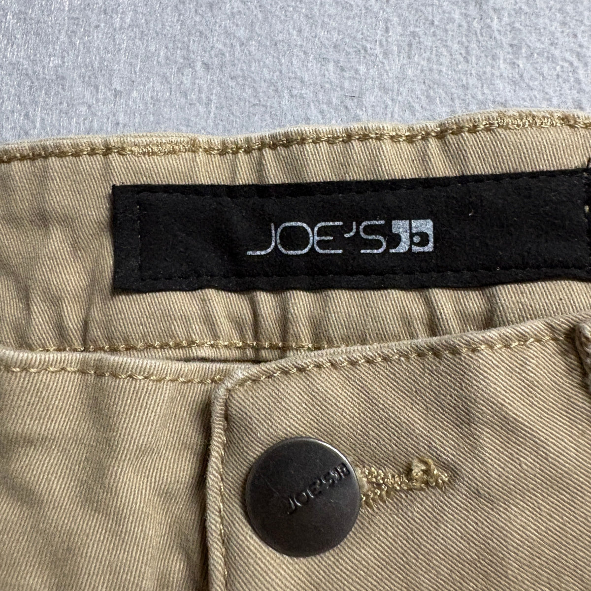 Joe's Jeans Boys Size 18 Khaki Tan Stretch Straight Leg Denim Pants