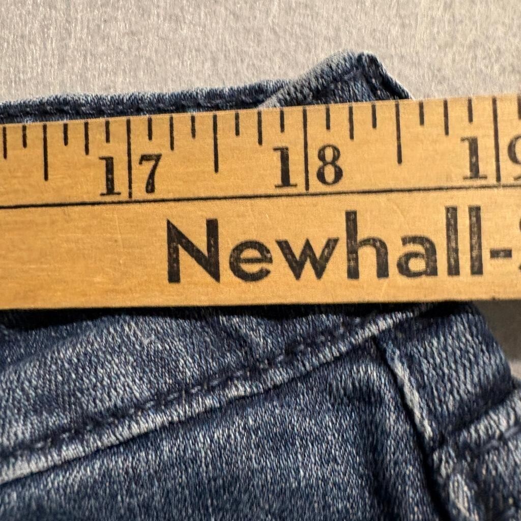 Levi's Demi Curve Bootcut Jeans Womens 20W Blue Denim Stretch Embellished Pocket