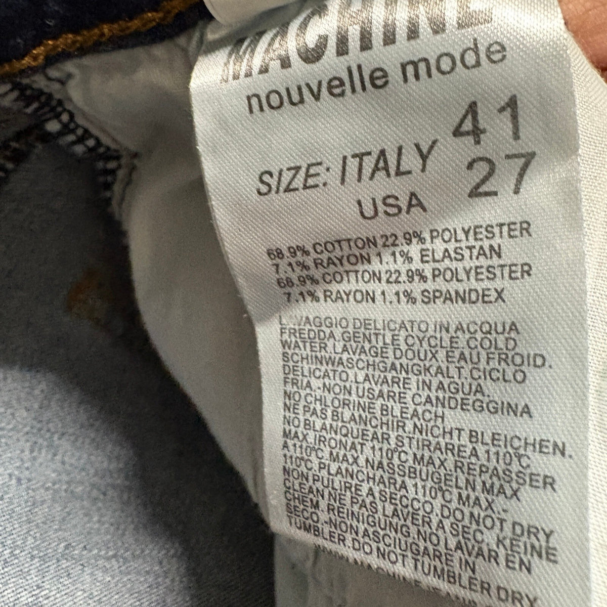 Machine Jeans Womens Floral Embroidered Ankle Skinny Jeans Distressed Size 3 NWT