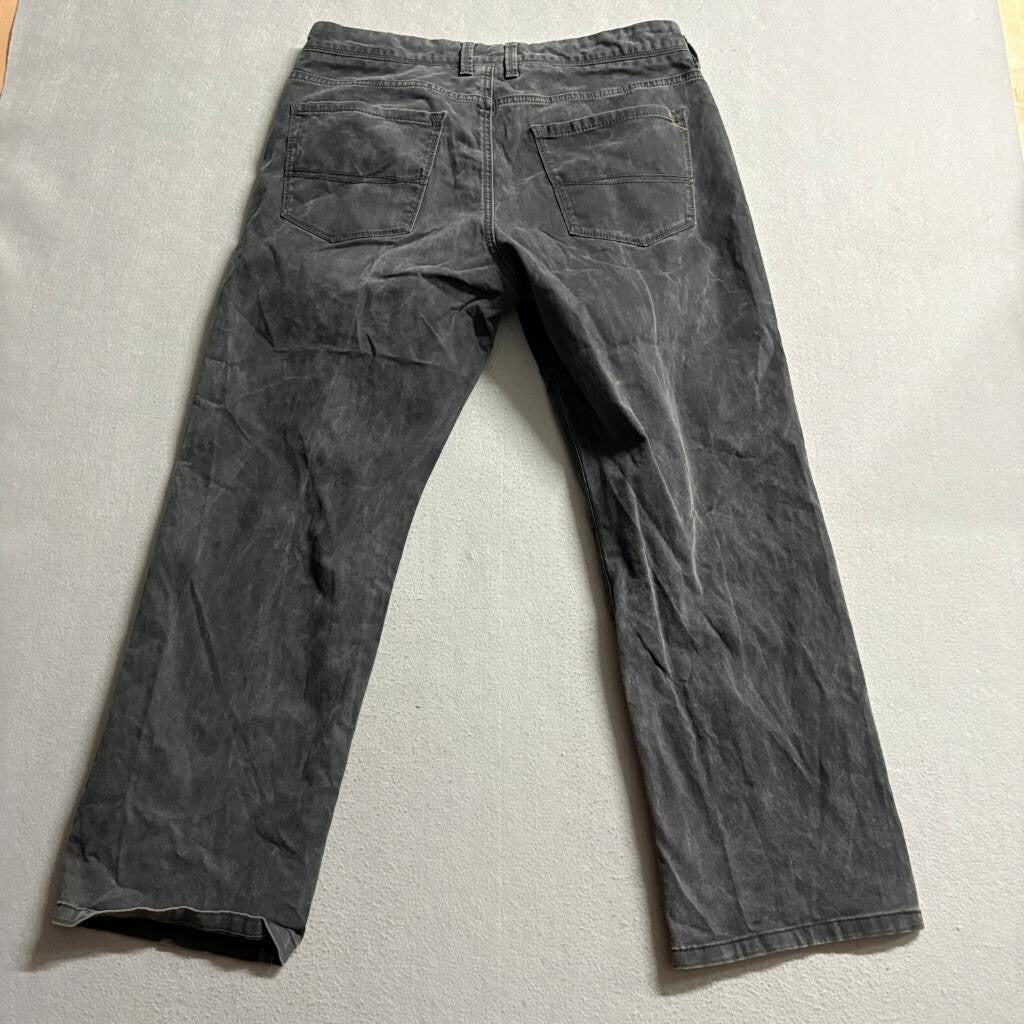 Tommy Bahama Standard Fit Pants Mens 35x32 Gray Cotton Blend Stretch Chino