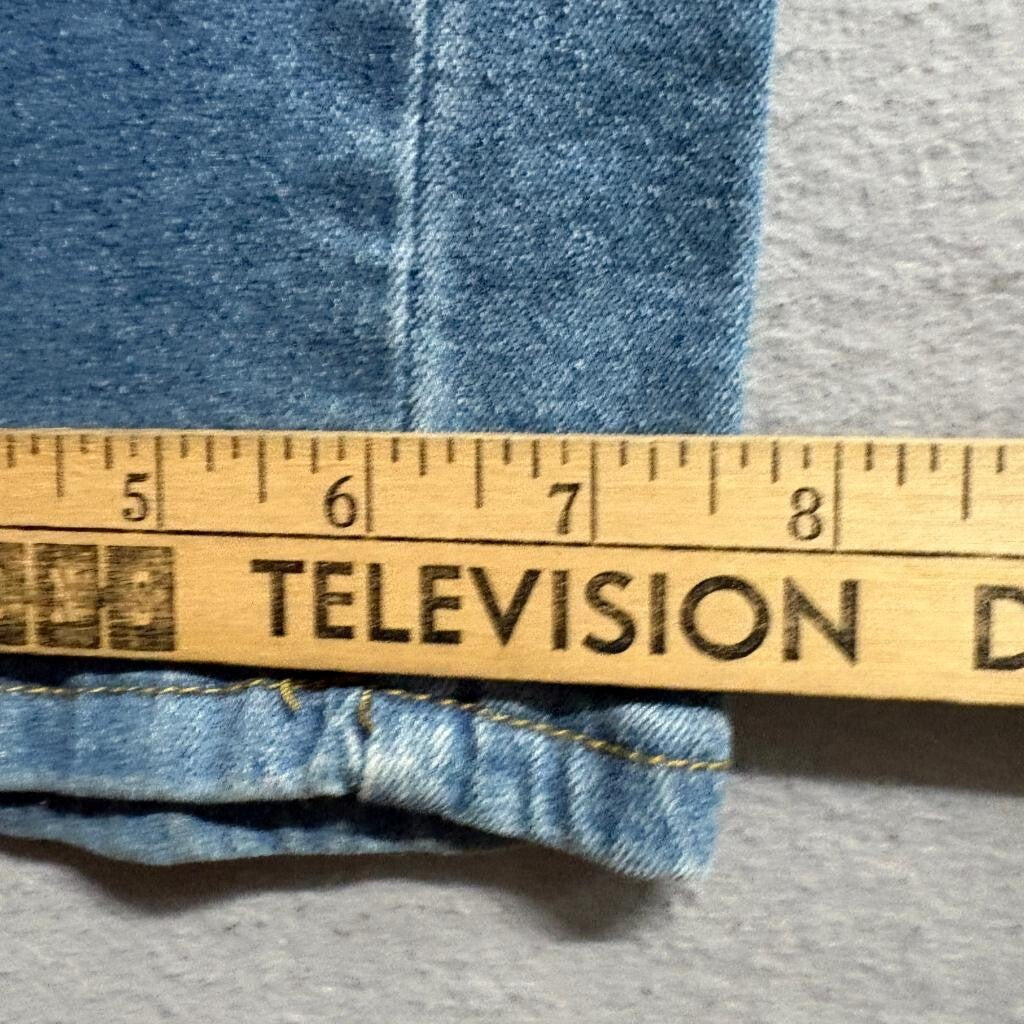 Between Us Women Cargo Jeans Size 9 Blue Denim High Rise Straight Leg Pants