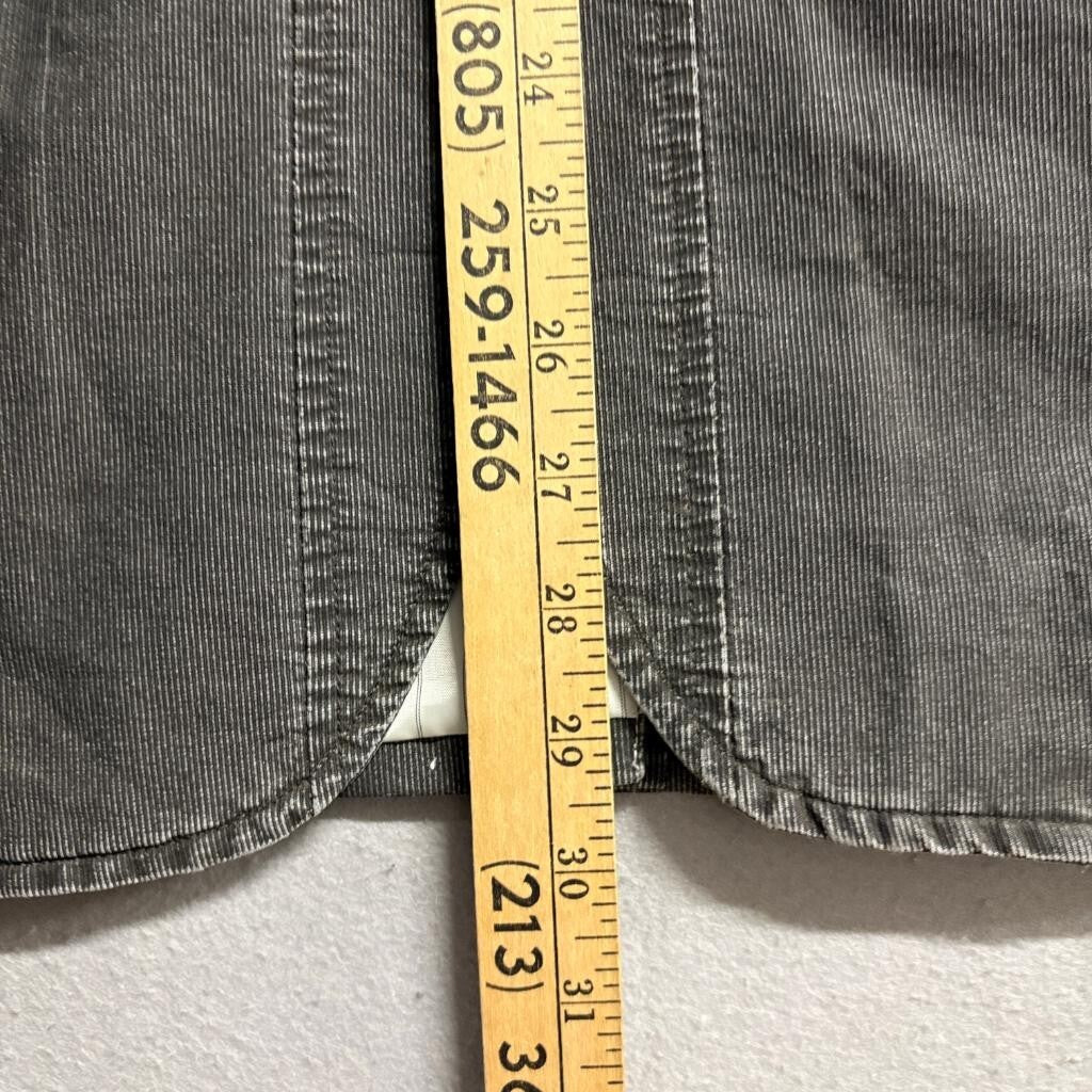 INC International Concepts Blazer Mens Small Gray Corduroy 2 Button Sport Coat