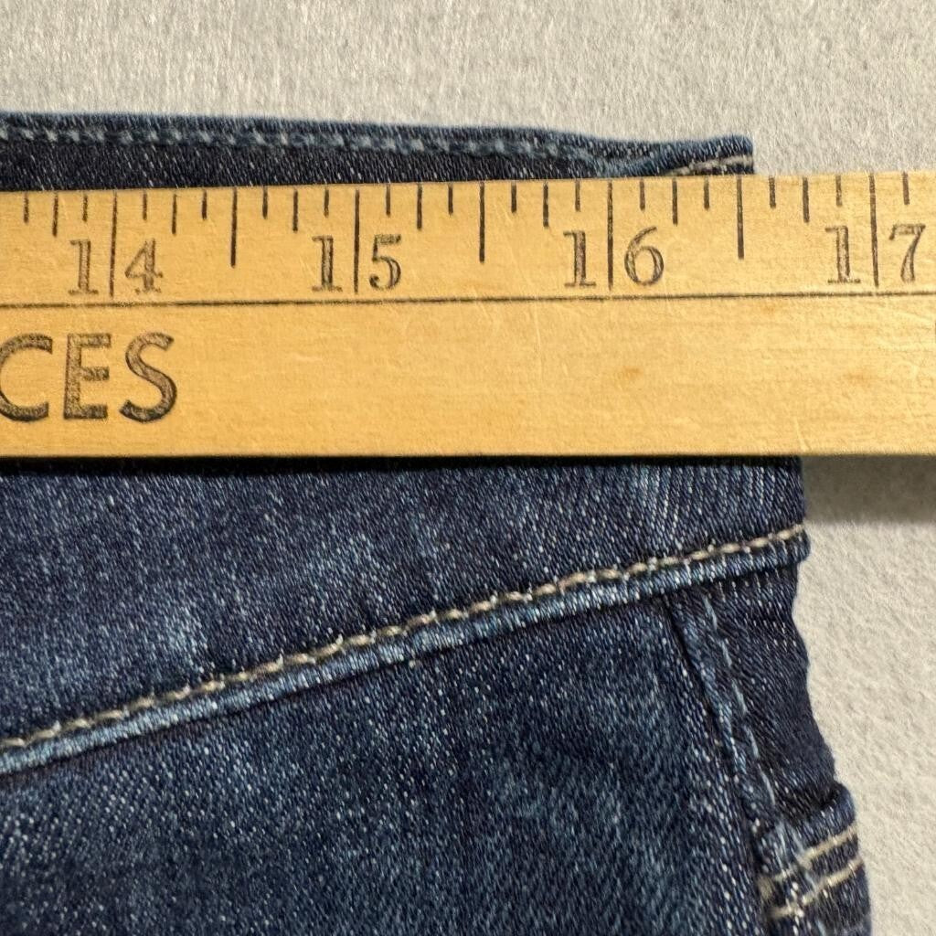 7 For All Mankind Slimmy Jeans Mens 32x31 Dark Wash Stretch Slim Straight Denim