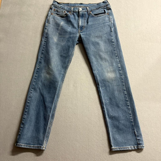 Levis 514 Straight Fit Jeans Mens 32x30 Blue Denim Stretch Pants