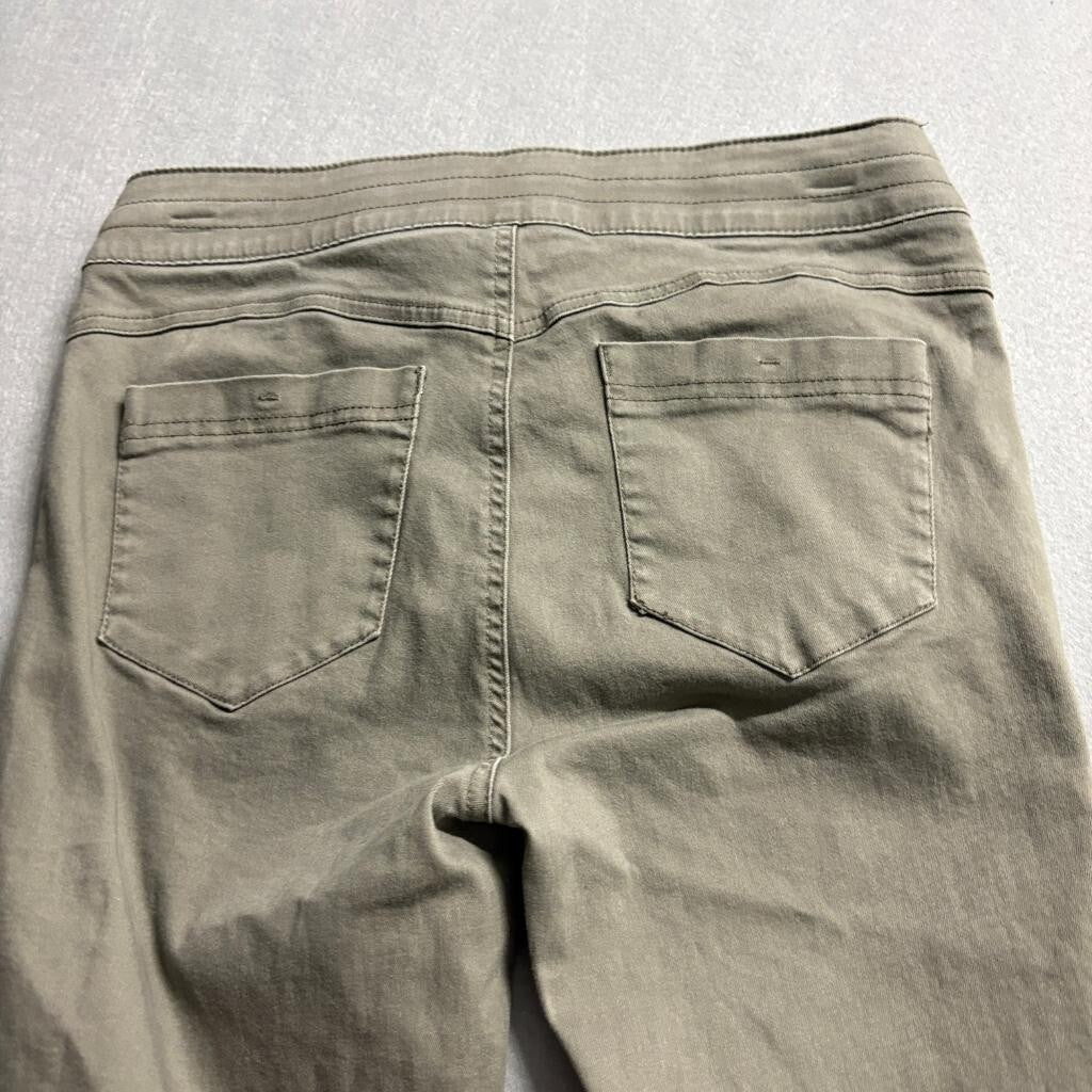 Democracy Ab Solution High Rise Skinny Jeans Womens 2 Green Olive Stretch Denim