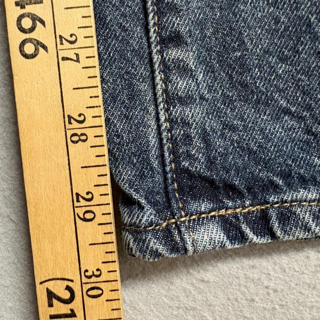PacSun Low Rise Girlfriend Jeans Womens 27 Blue Denim 100% Cotton Flap Pocket