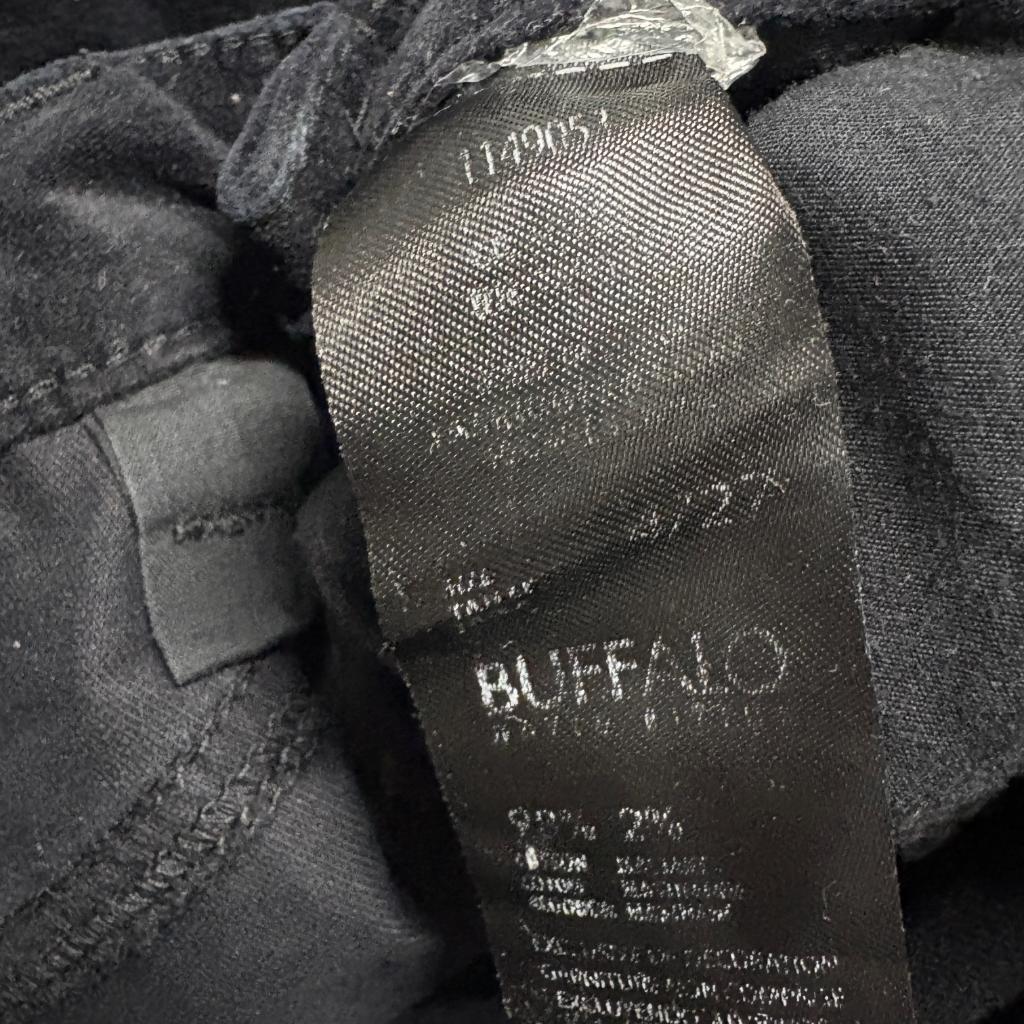 Buffalo David Bitton Marvel Velvet Skinny Jeans Womens 4/27 Black Mid Rise