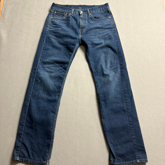 Levi's 505 Regular Fit Straight Leg Jeans Mens 32x32 Blue Denim Medium Wash