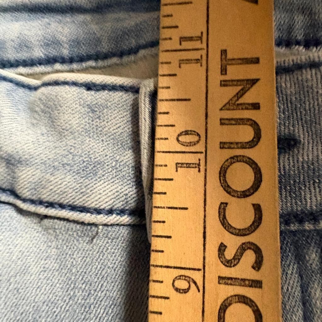 Yedia Fleece Lined Skinny Jeans Womens Size M Light Wash Denim High Rise Warm