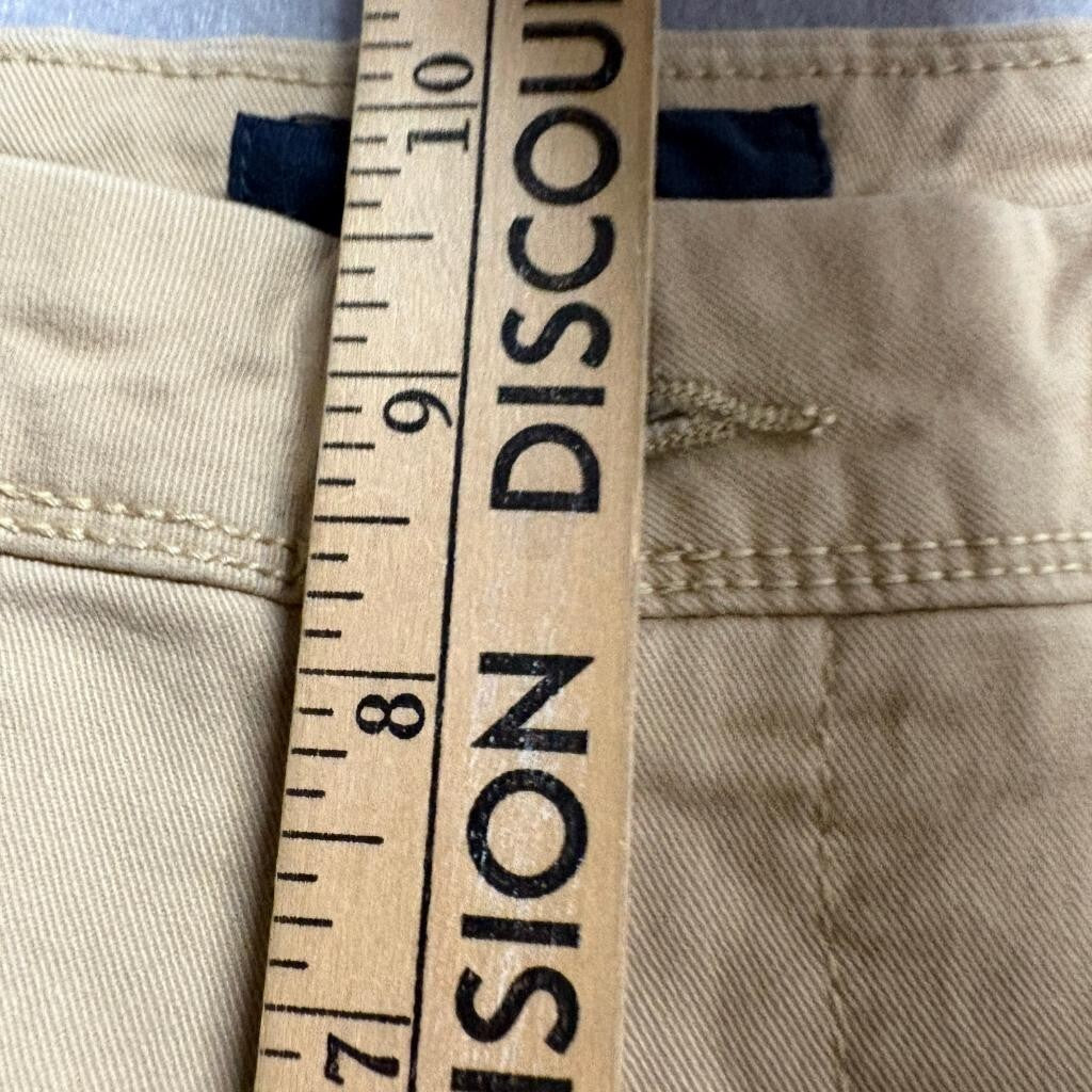 Aeropostale Mens Skinny Chino Pants 28x32 Khaki Tan Cotton Stretch Casual