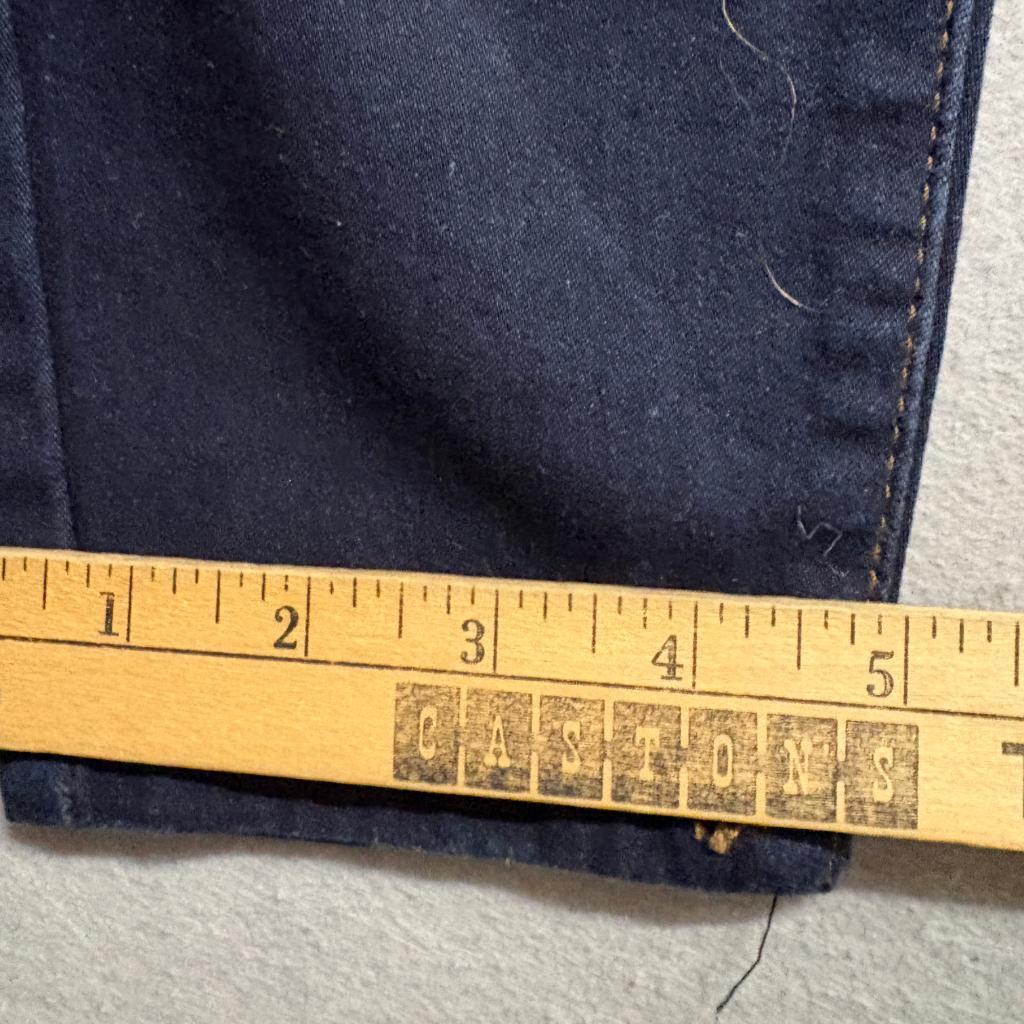 Curve Appeal Skinny Jeans Womens 4/27 Dark Wash Blue Denim Stretch High Rise