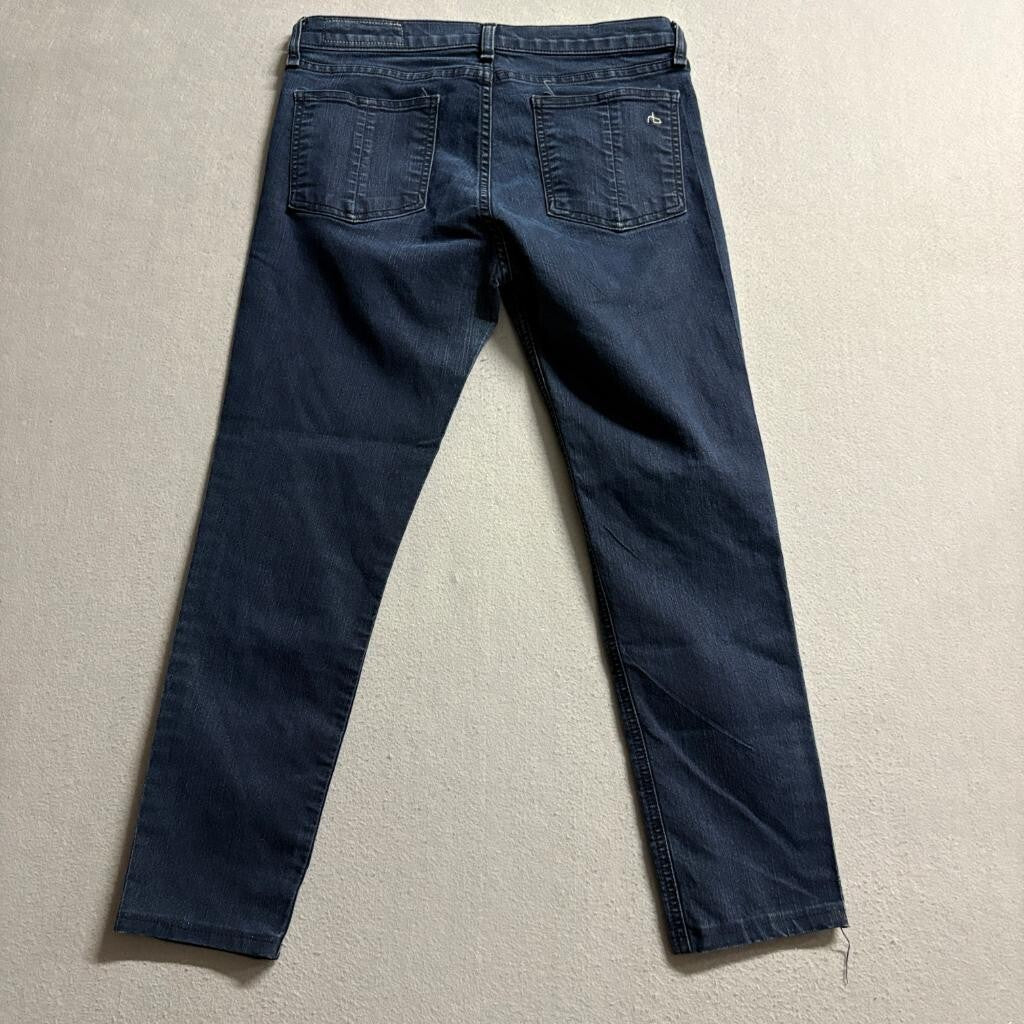 Rag & Bone Jean Womens 30 Midnight Blue Legging Skinny Stretch Denim Jeans