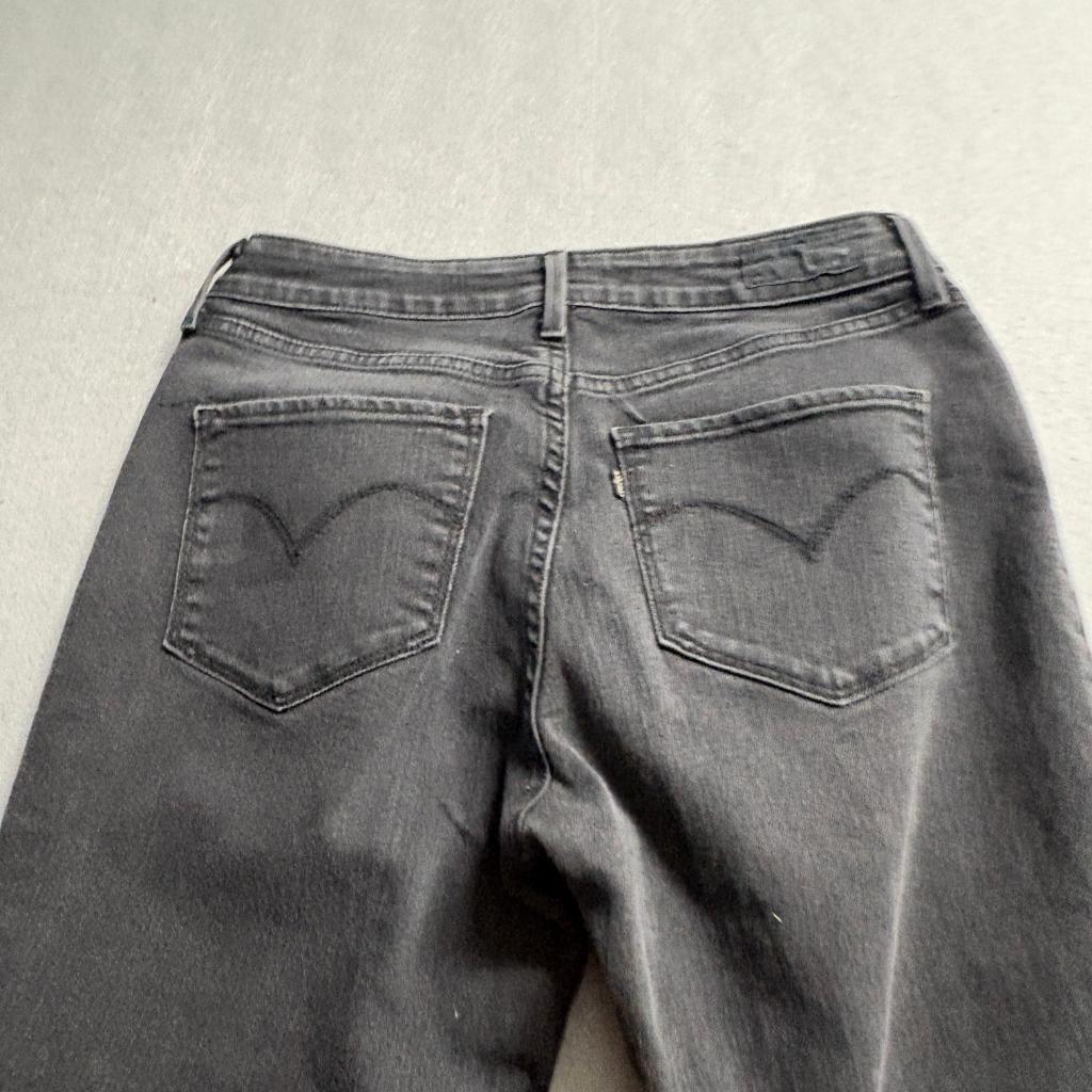 Levis Bold Curve Classic Rise Slim Leg Jeans Womens Size 8 29 Black Denim