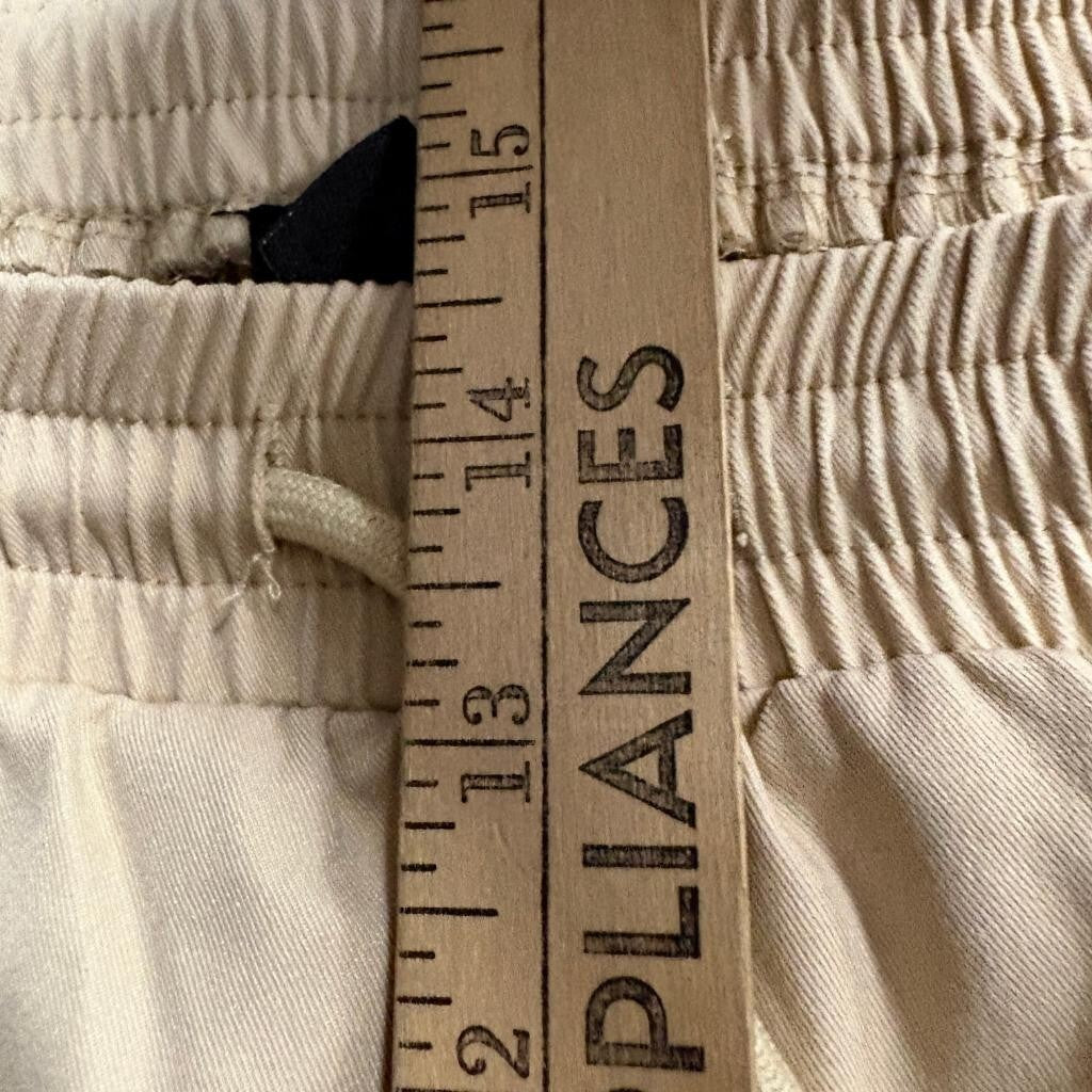 PrettyLittleThing Shape Cargo Pants Womens US 14 Beige Elastic Waist Jogger