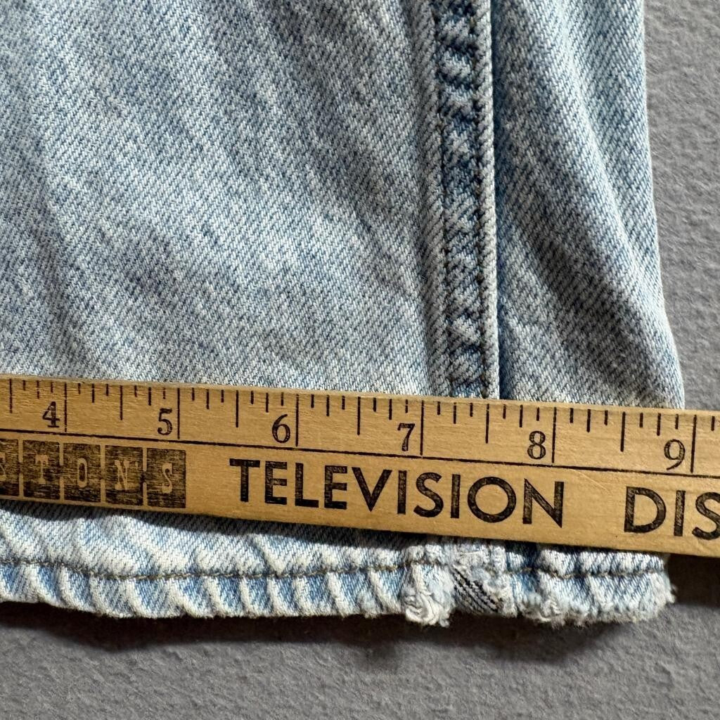 PacSun Womens High Rise Flare Jeans Light Wash Side Slit Denim Size 23